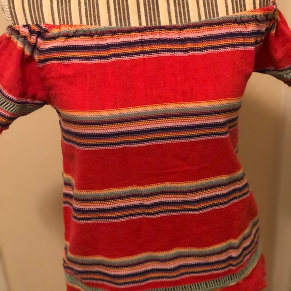 NWT dRA striped off shoulder blouse - Picture 2 of 8